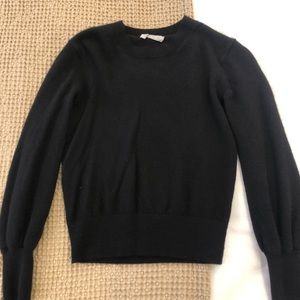 Everlane cashmere crew sweater black
